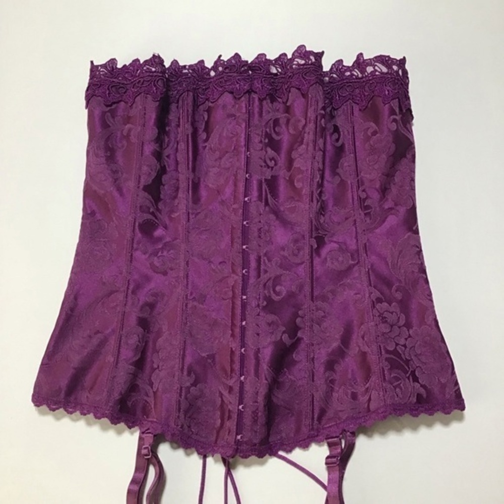 Vintage Frederick's of Hollywood Purple Lace corset
